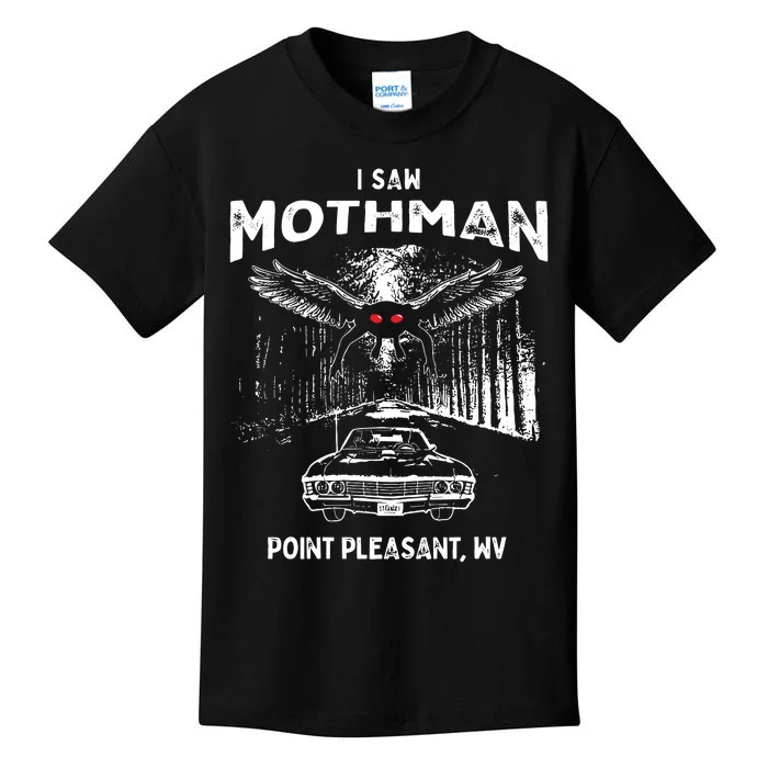 I Saw Mothman In Point Pleasant West Virginia Cryptid Kids T-Shirt