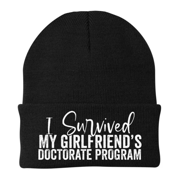 I Survived My GirlfriendS Doctorate Program Knit Cap Winter Beanie