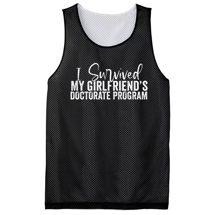 I Survived My GirlfriendS Doctorate Program Mesh Reversible Basketball Jersey Tank