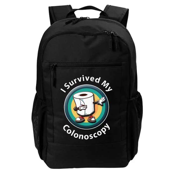 I Survived My Colonoscopy Survivor Funny Hospital Patient Daily Commute Backpack