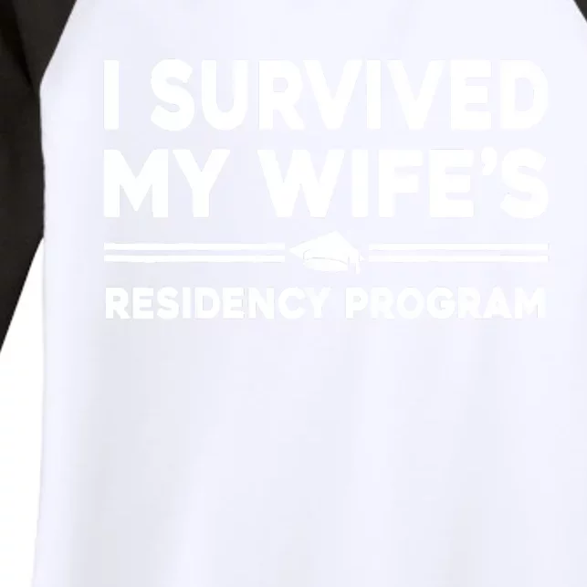 I Survived My Wifes Residency Program Medical Graduation Women's Tri-Blend 3/4-Sleeve Raglan Shirt