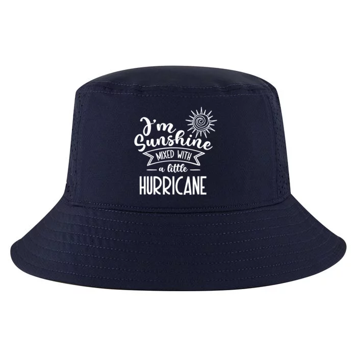 I'm Sunshine Mixed With A Little Hurricane Gift Cool Comfort Performance Bucket Hat