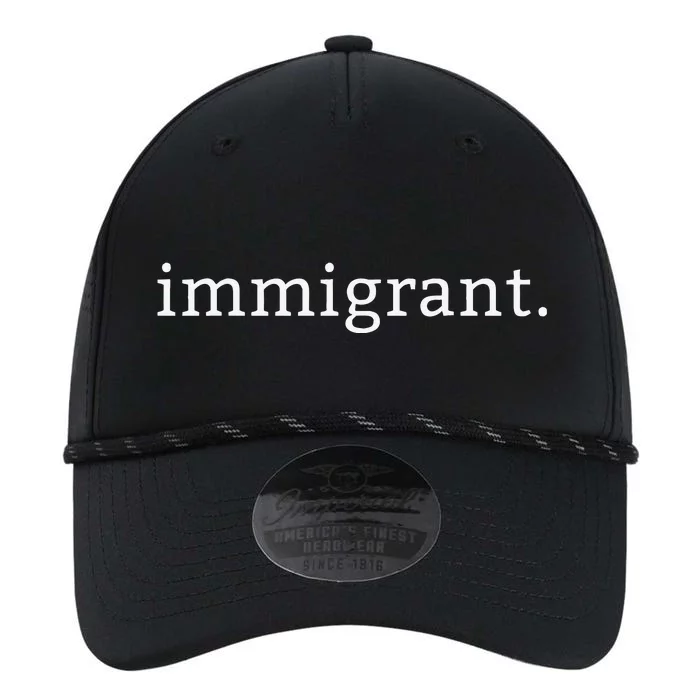 Immigrant Simple Minimalist Antitrump Antiracism Performance The Dyno Cap