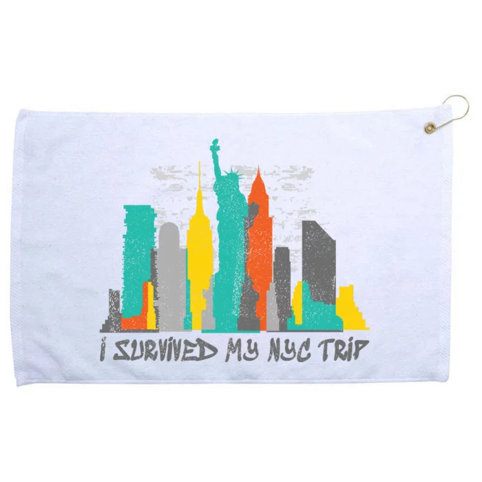 I Survived My Nyc Trip Grommeted Golf Towel