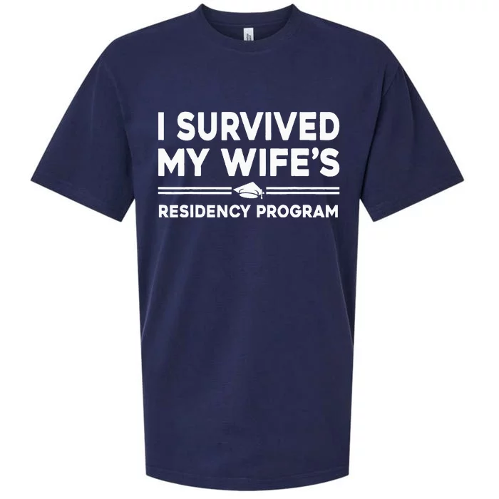 I Survived My Wife's Residency Program Medical graduation Sueded Cloud Jersey T-Shirt