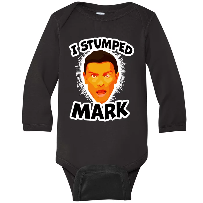 I Stumped Mark Baby Long Sleeve Bodysuit