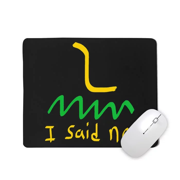 I Said No 1776 Conservative Libertarian Freedom Gadsden Flag Mousepad