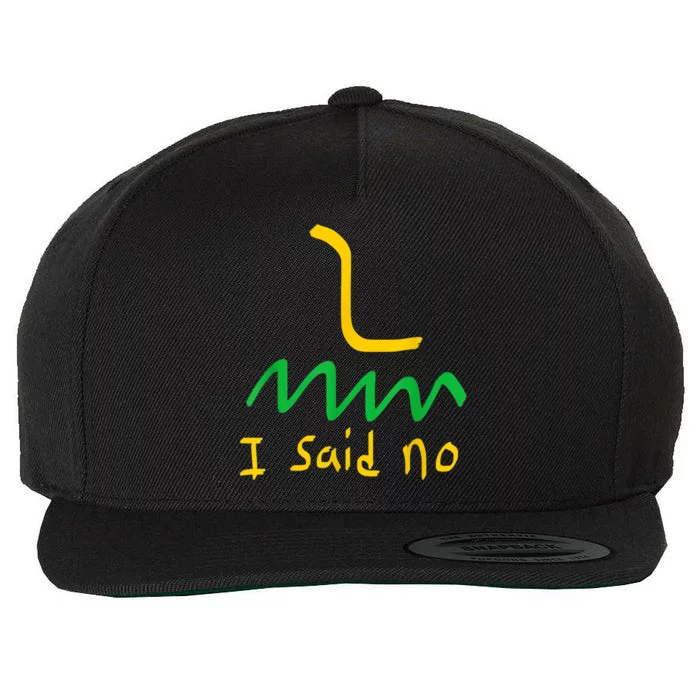 I Said No 1776 Conservative Libertarian Freedom Gadsden Flag Wool Snapback Cap