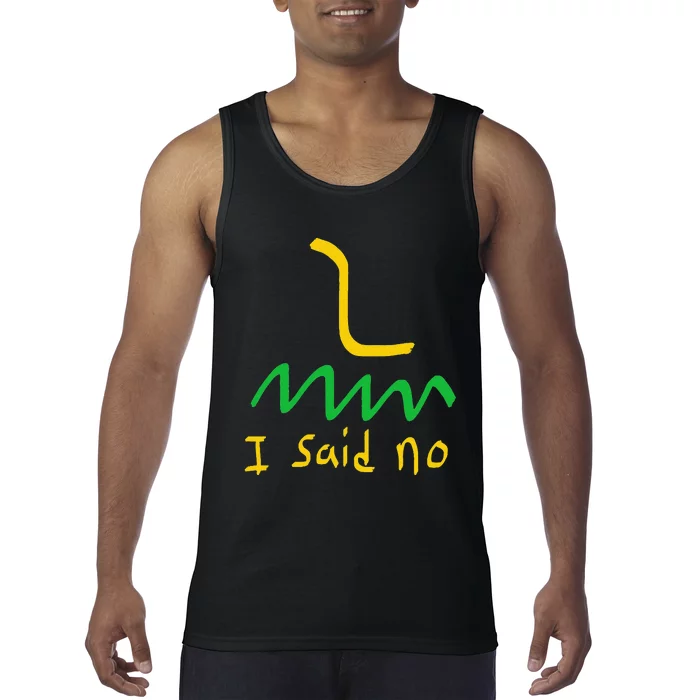 I Said No 1776 Conservative Libertarian Freedom Gadsden Flag Tank Top