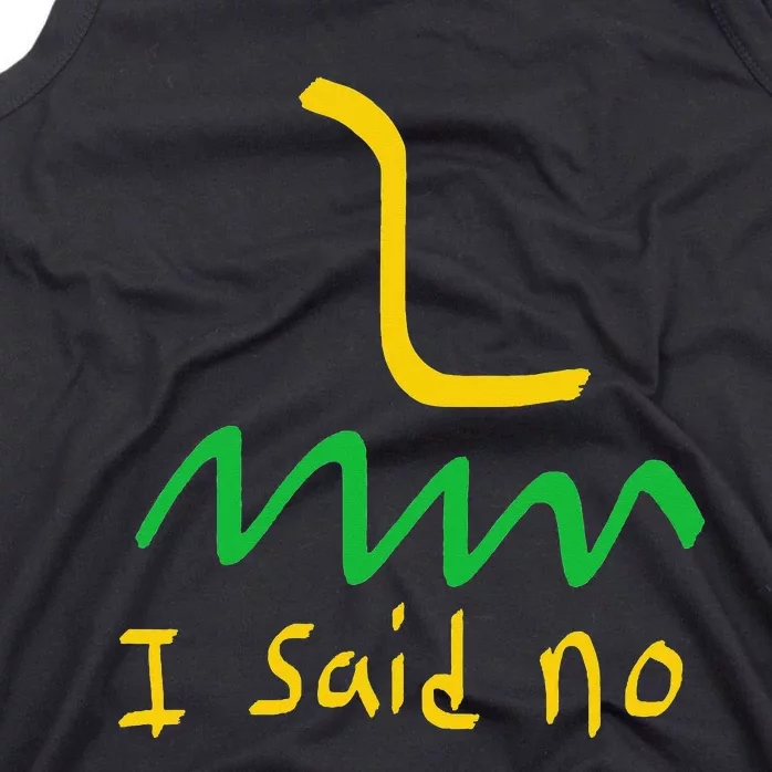 I Said No 1776 Conservative Libertarian Freedom Gadsden Flag Tank Top