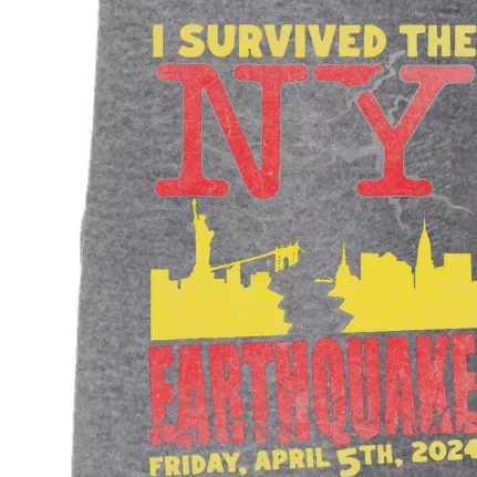 I Survived Nyc Earthquake 2024 Doggie 3-End Fleece Hoodie