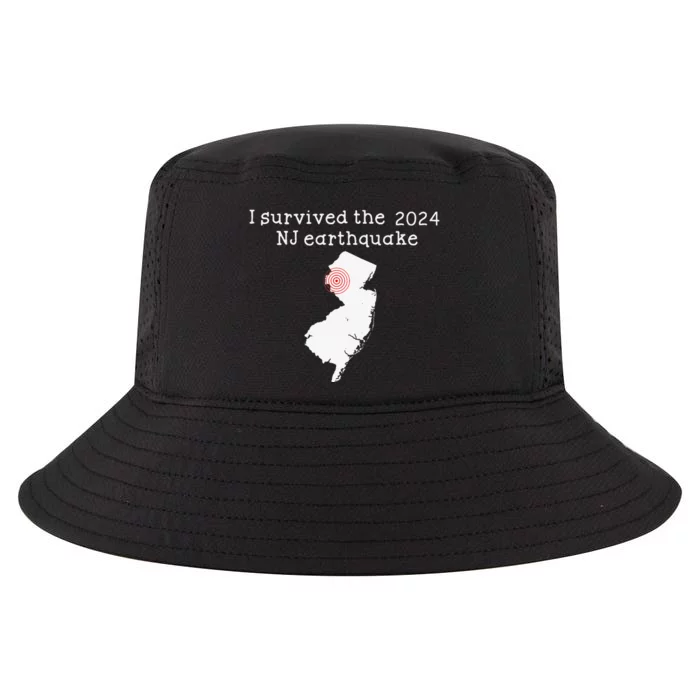 I Survived Nj Earthquake 2024 Cool Comfort Performance Bucket Hat