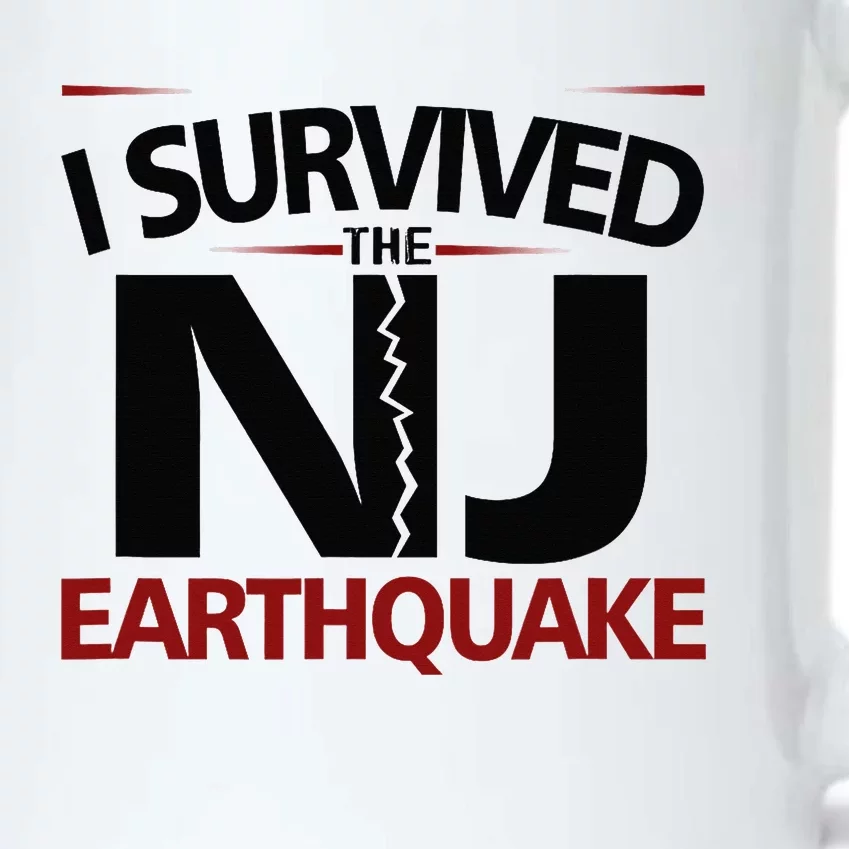 I Survived Nj Earthquake 2024 Black Color Changing Mug