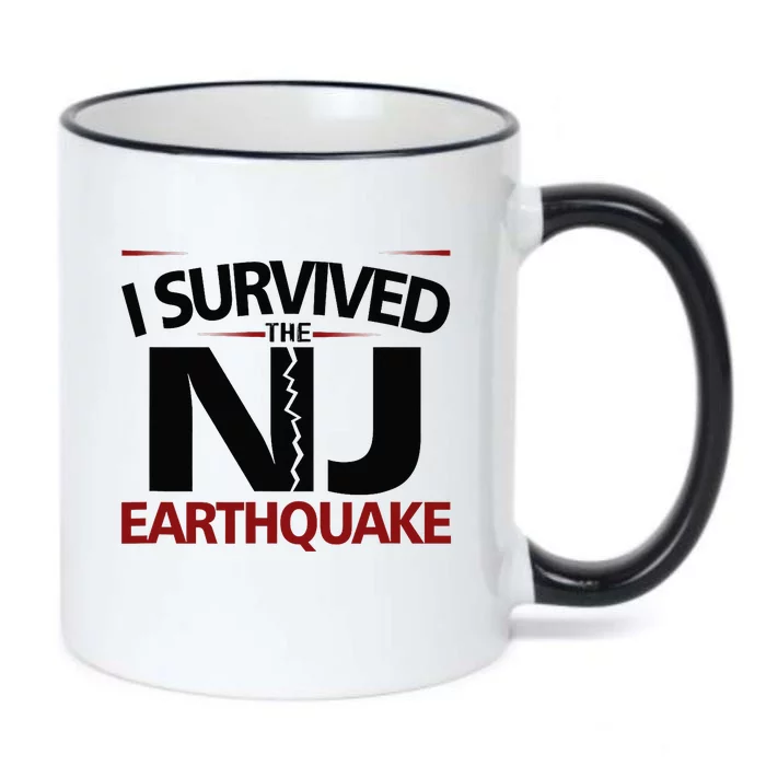 I Survived Nj Earthquake 2024 Black Color Changing Mug