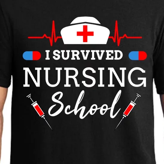 I Survived Nursing School Gift Pajama Set