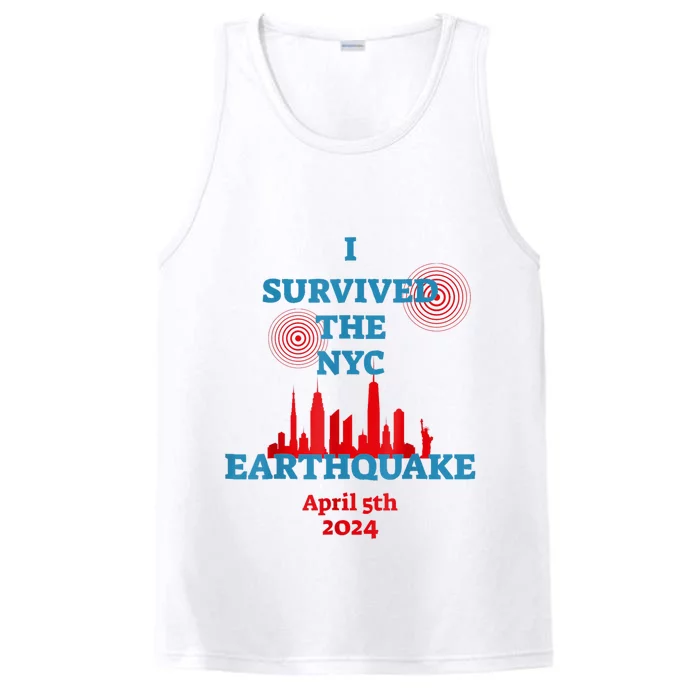 I Survived Nyc Earthquake April 5th 2024 East Coast Performance Tank