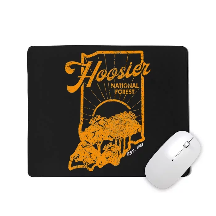 Indiana State National Forest Retro Vintage Mousepad