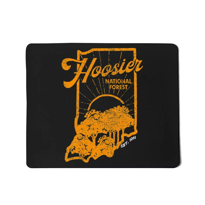 Indiana State National Forest Retro Vintage Mousepad