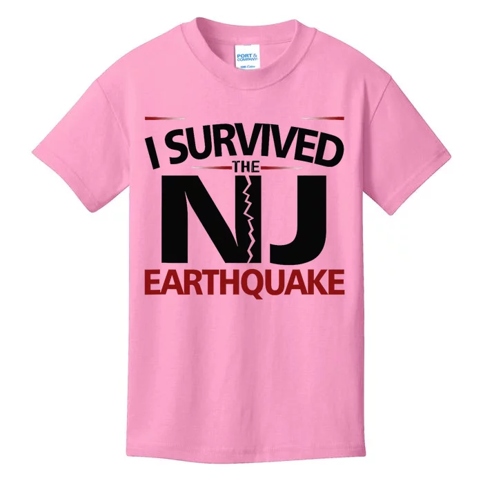 I Survived Nj Earthquake 2024 Kids T-Shirt