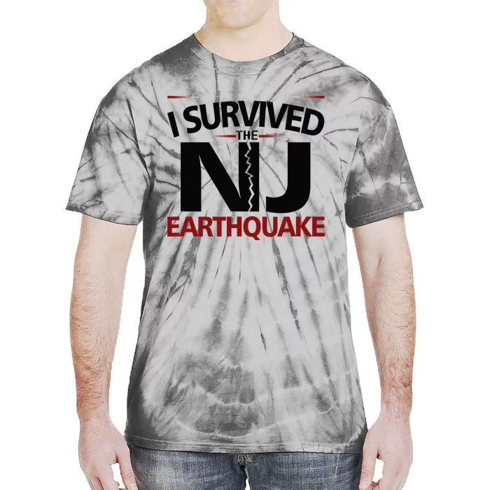 I Survived Nj Earthquake 2024 Tie-Dye T-Shirt