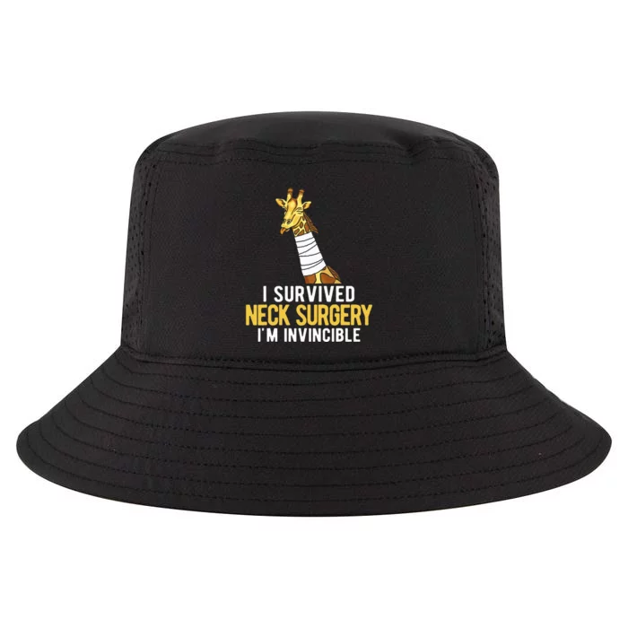 I Survived Neck Surgery Cool Comfort Performance Bucket Hat