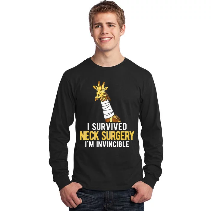 I Survived Neck Surgery Tall Long Sleeve T-Shirt