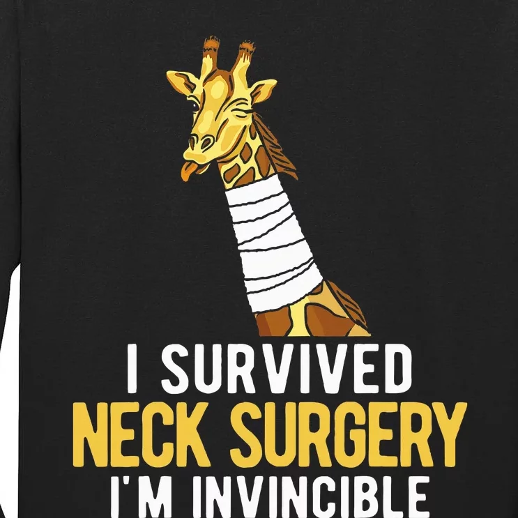 I Survived Neck Surgery Tall Long Sleeve T-Shirt