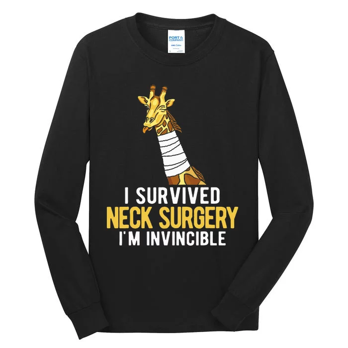 I Survived Neck Surgery Tall Long Sleeve T-Shirt