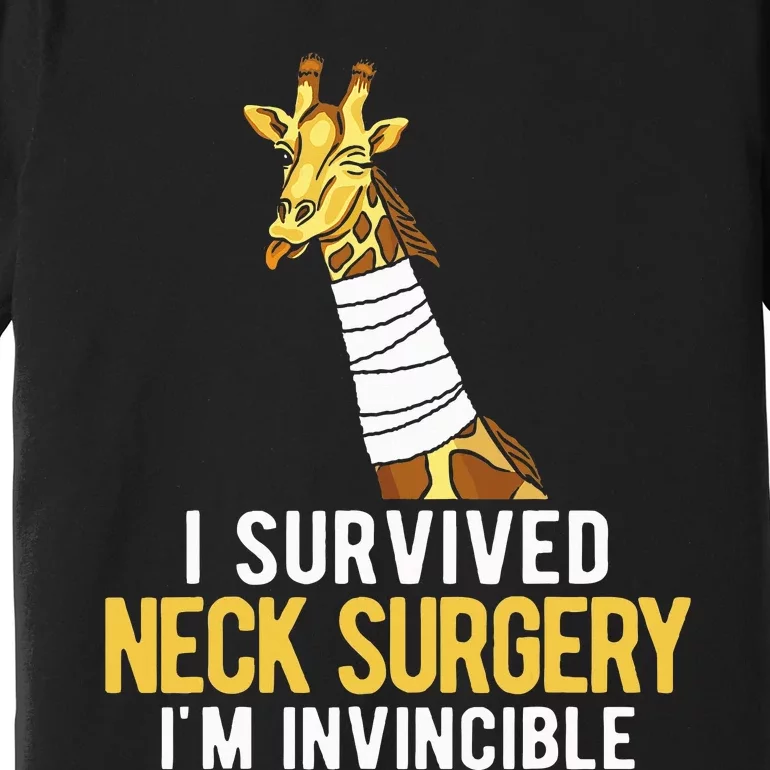 I Survived Neck Surgery Premium T-Shirt