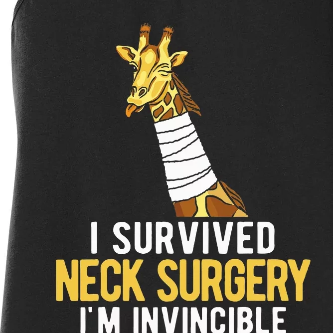 I Survived Neck Surgery Women's Racerback Tank