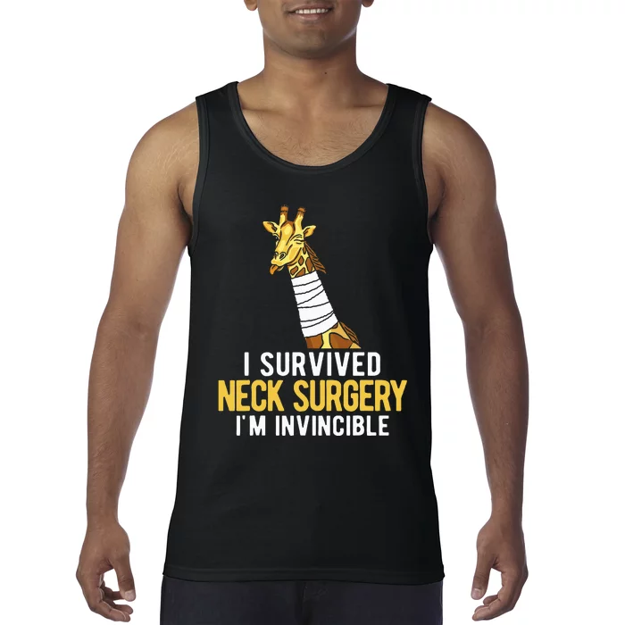 I Survived Neck Surgery Tank Top