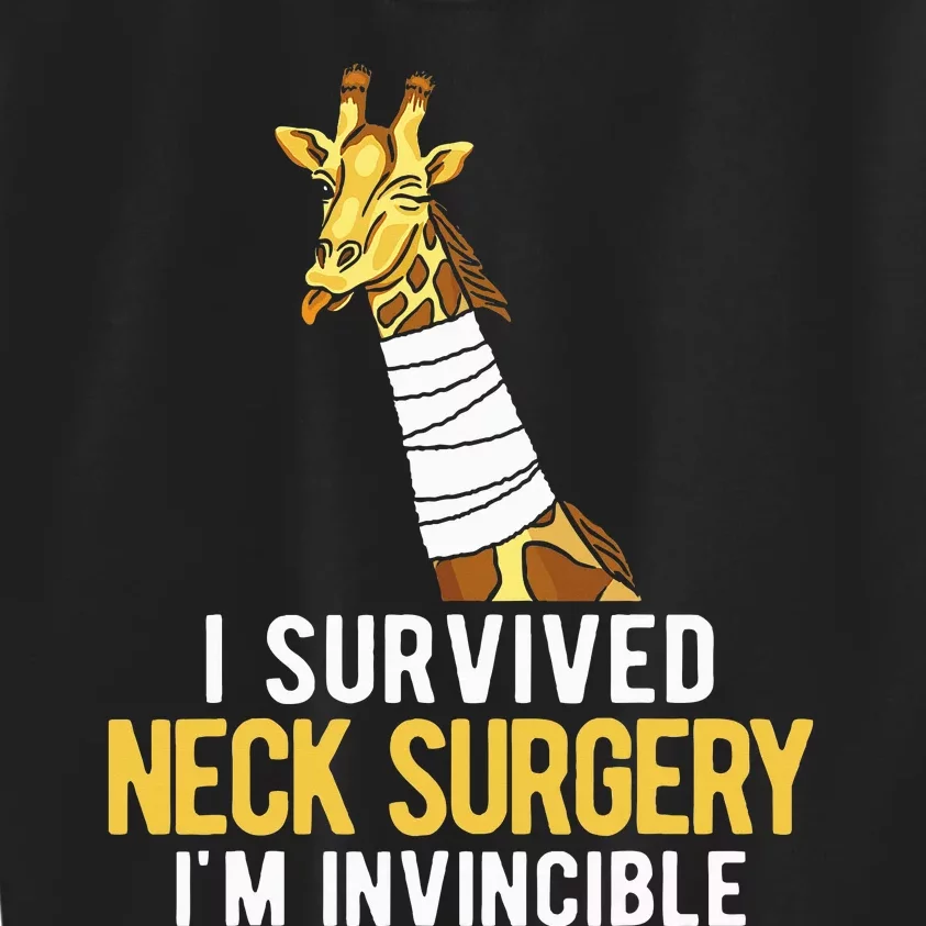 I Survived Neck Surgery Kids Sweatshirt