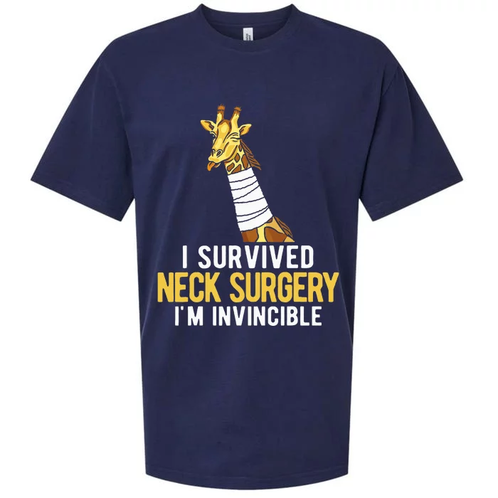 I Survived Neck Surgery Sueded Cloud Jersey T-Shirt