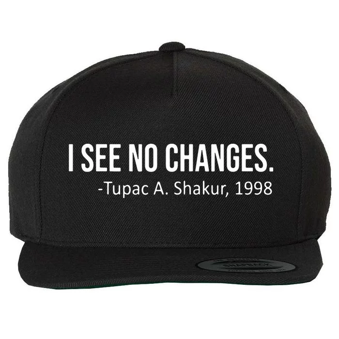 I See No Changes, Civil Rights, Equal Rights Wool Snapback Cap