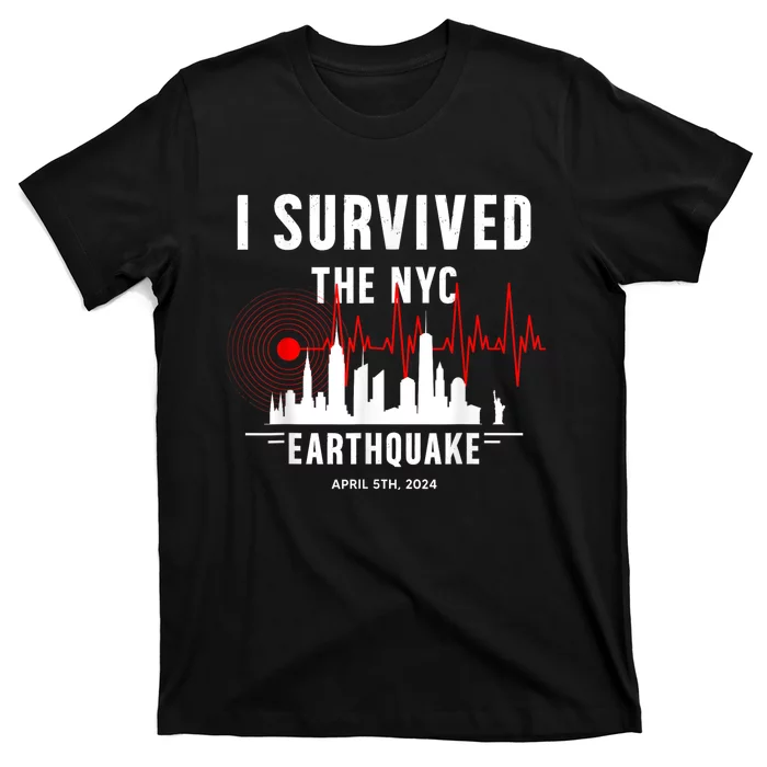 I Survived Nyc Earthquake 2024 T-Shirt