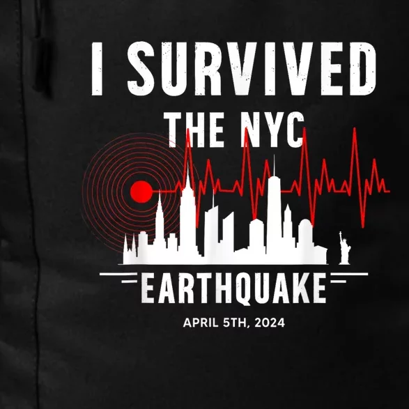 I Survived Nyc Earthquake 2024 Daily Commute Backpack