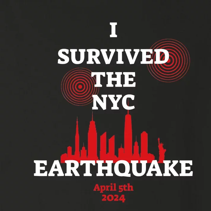 I Survived Nyc Earthquake 2024 Toddler Long Sleeve Shirt