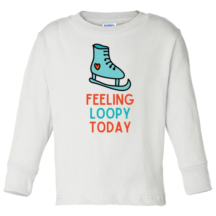 Ice Skating Outfit | Figure Skating Pun Toddler Long Sleeve Shirt