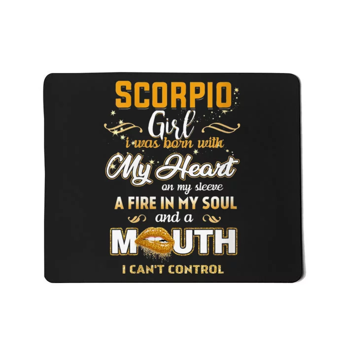 I'm Scorpio October 23 November 21 Birthday Mousepad