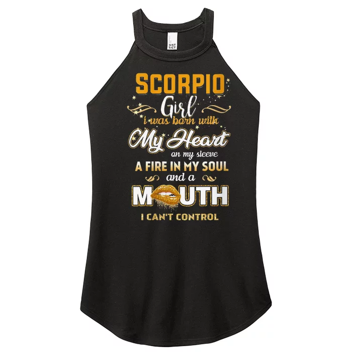 I'm Scorpio October 23 November 21 Birthday Women’s Perfect Tri Rocker Tank