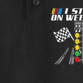 I Strip On Weekends Funny Drag Racer Race Car Drag Racing Dry Zone Grid Performance Polo