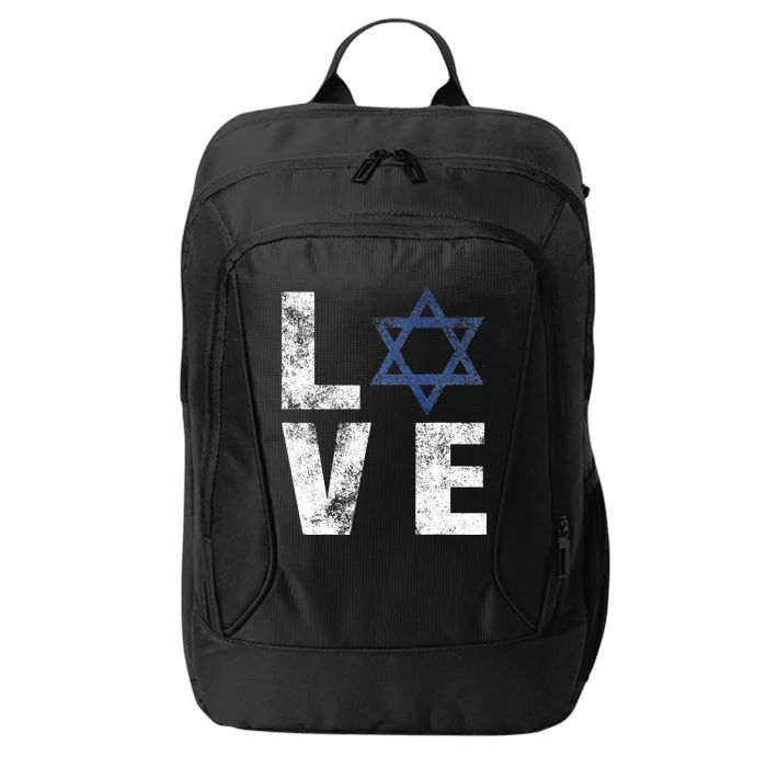 Israel Star of David Retro Jewish Gifts City Backpack