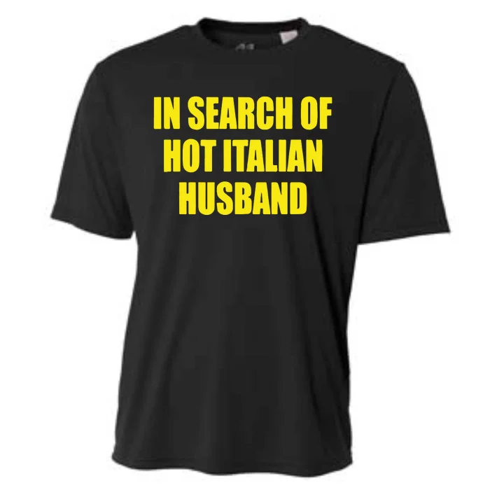 In Search Of Hot Italian Husband Cooling Performance Crew T-Shirt