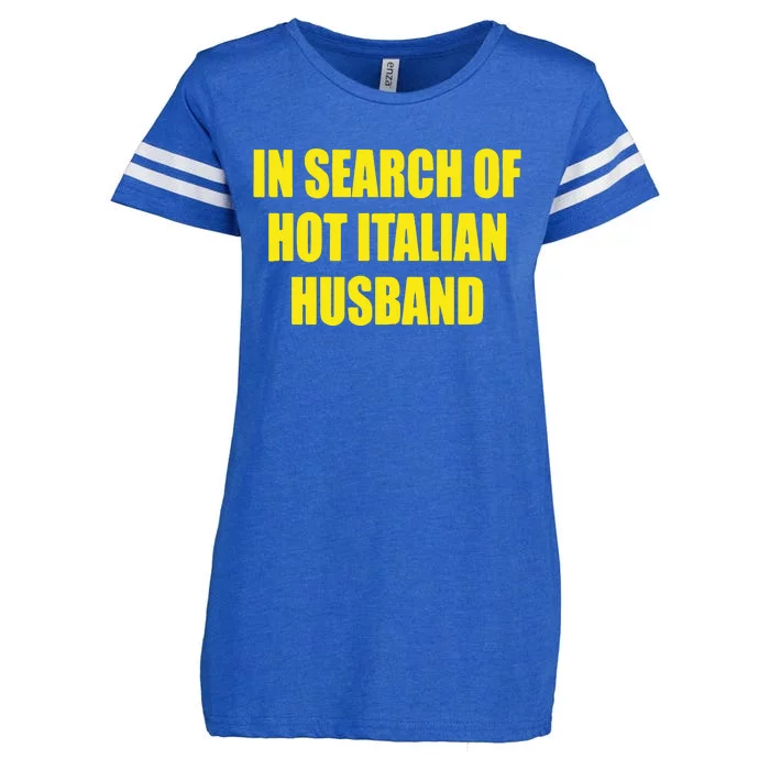 In Search Of Hot Italian Husband Enza Ladies Jersey Football T-Shirt