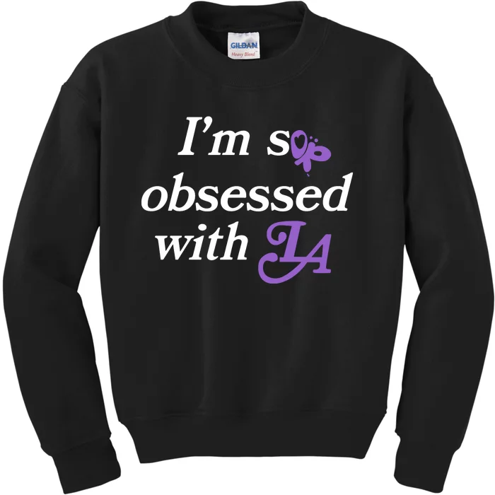 Im So Obsessed With La Kids Sweatshirt