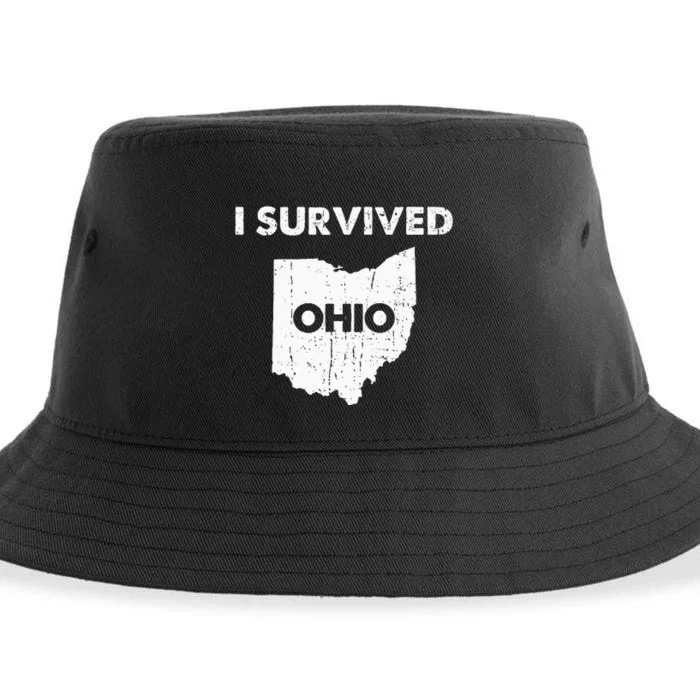 I Survived Ohio Sustainable Bucket Hat