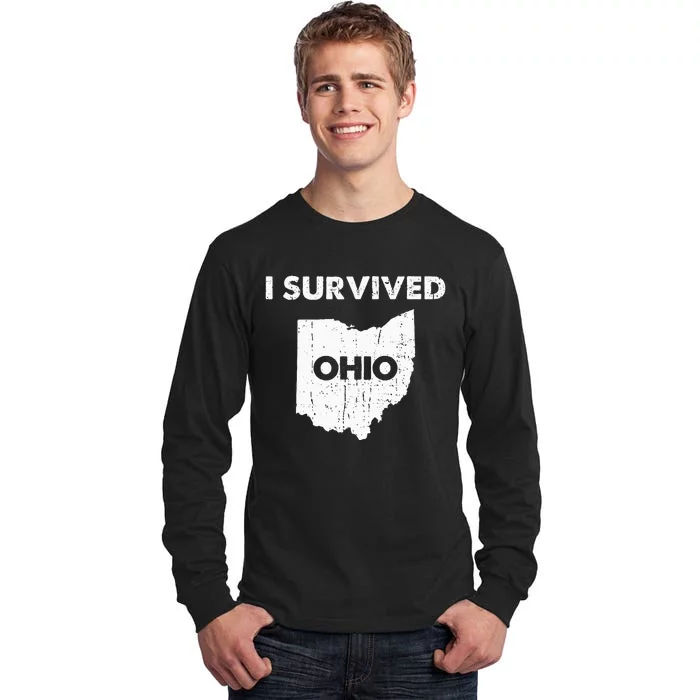 I Survived Ohio Tall Long Sleeve T-Shirt