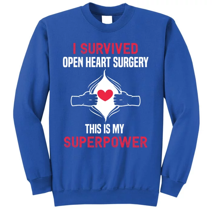 I Survived Open Heart Surgery Gift Open Heart Surgery Gift Cute Gift Sweatshirt