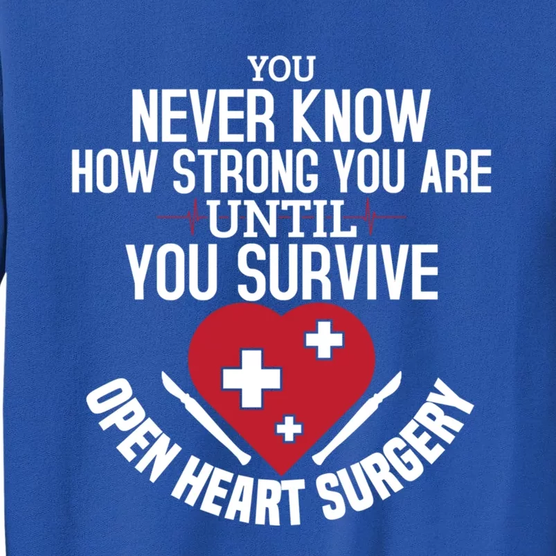 I Survived Open Heart Surgery Funny Gift Recovery Gift Sweatshirt