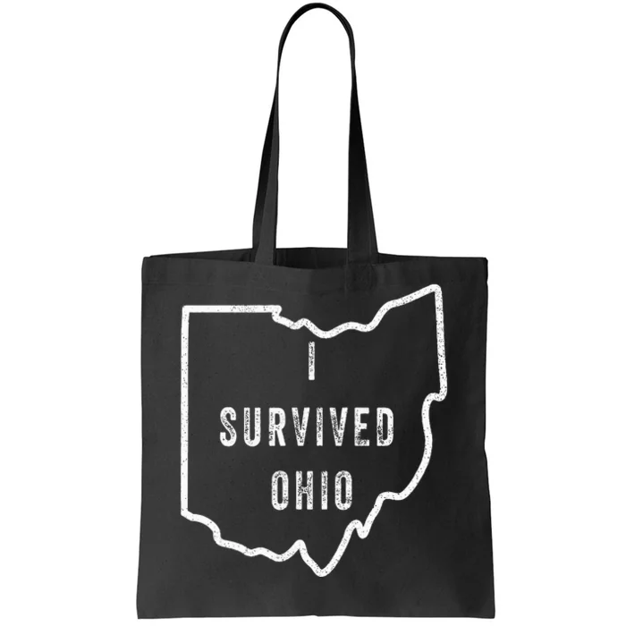 I Survived Ohio Meme Tote Bag